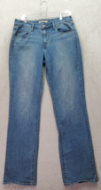 Levi&#39;s 505 Jeans Women Size 10 Blue Denim Cotton Pockets Flat Front Straight Leg - £18.03 GBP