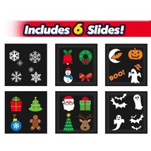 Star Shower Slides Only Show 6 Slides Holiday Celebration, Christmas, Halloween - £17.81 GBP
