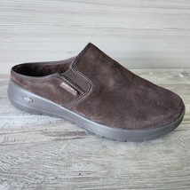 Skechers Womens 8 Goga Max Choco Water-Repellant Suede Lined Snuggly Mule Clogs - £21.72 GBP