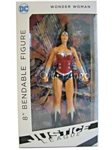 Wonder Woman 8&quot; Bendable Action Doll Figure Justice League DC Comics NEW... - £18.07 GBP