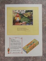 Vintage 1927 Wrigley&#39;s Double Mint Chewing Gum Full Page Original Ad 422 - $6.64