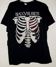 Black Veil Brides Skeleton Concert Tour T Shirt Size X-Large - £89.30 GBP