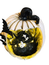 Spooky Pumpkin Ghost Scene Light Up Decoration. -9 In Batteries Not Included - £59.77 GBP
