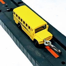 Metal Big Yellow School Bus Diecast Custom Key chain ring Driver Gift Sc... - $10.77