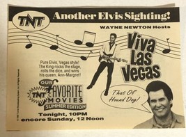 Viva Las Vegas Vintage Tv Guide Print Ad Elvis Presley Wayne Newton TNT Tpa28 - $5.93