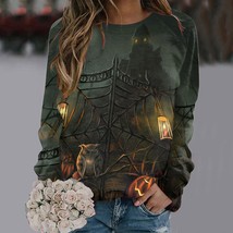 Cute Fashion Tops Female 2022 Spring Autumn  Sweatshirts Cat Printed Long Sleeve - £53.54 GBP