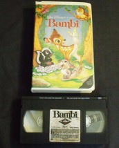 Walt Disney&#39;s Bambi Black Diamond VHS942 Rare Collector&#39;s Video Tape 1st... - £22.76 GBP