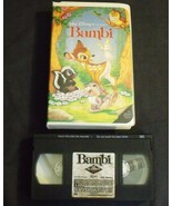 Walt Disney&#39;s Bambi Black Diamond VHS942 Rare Collector&#39;s Video Tape 1st... - £23.02 GBP