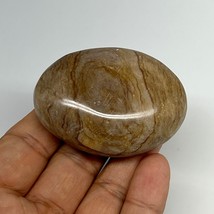 80.4g, 2.3&quot;x1.7&quot;x0.8&quot; Picture Jasper Palm-Stone Gemstone Home Decor, B20283 - £4.79 GBP