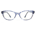 Draper James Eyeglasses Frames DJ1001 414 Blue Clear Cat Eye 48-16-135 - £48.39 GBP