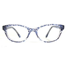 Draper James Eyeglasses Frames DJ1001 414 Blue Clear Cat Eye 48-16-135 - £47.86 GBP