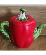 Vintage AVON 1996 SEASONS HARVEST MINI Red Pepper TEAPOT - $12.22 CAD