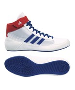 Adidas | BD7129 | HVC 2 Adult | White Royal Red Wrestling Shoes | All Sizes - $1,102.20 MXN