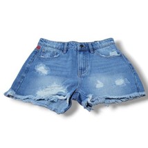 New Fashion Nova Shorts Size 5 W28&quot;L2.5&quot; Sun&#39;s Out Buns Out High Rise Shorts NWT - £24.04 GBP