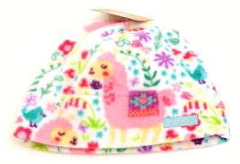 Turtle Fur Multi Color Llama Drama Fleece Beanie Kids Ages 3-6 NWT - £23.79 GBP