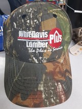 Mossy Oak Cap - White Davis Lumber Logo - Adjustable Cap - £11.96 GBP