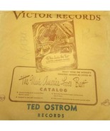 VICTOR RECORDS Printed Paper Bag 78 RPM Ted Ostrom Records Seattle WA 91... - $14.80