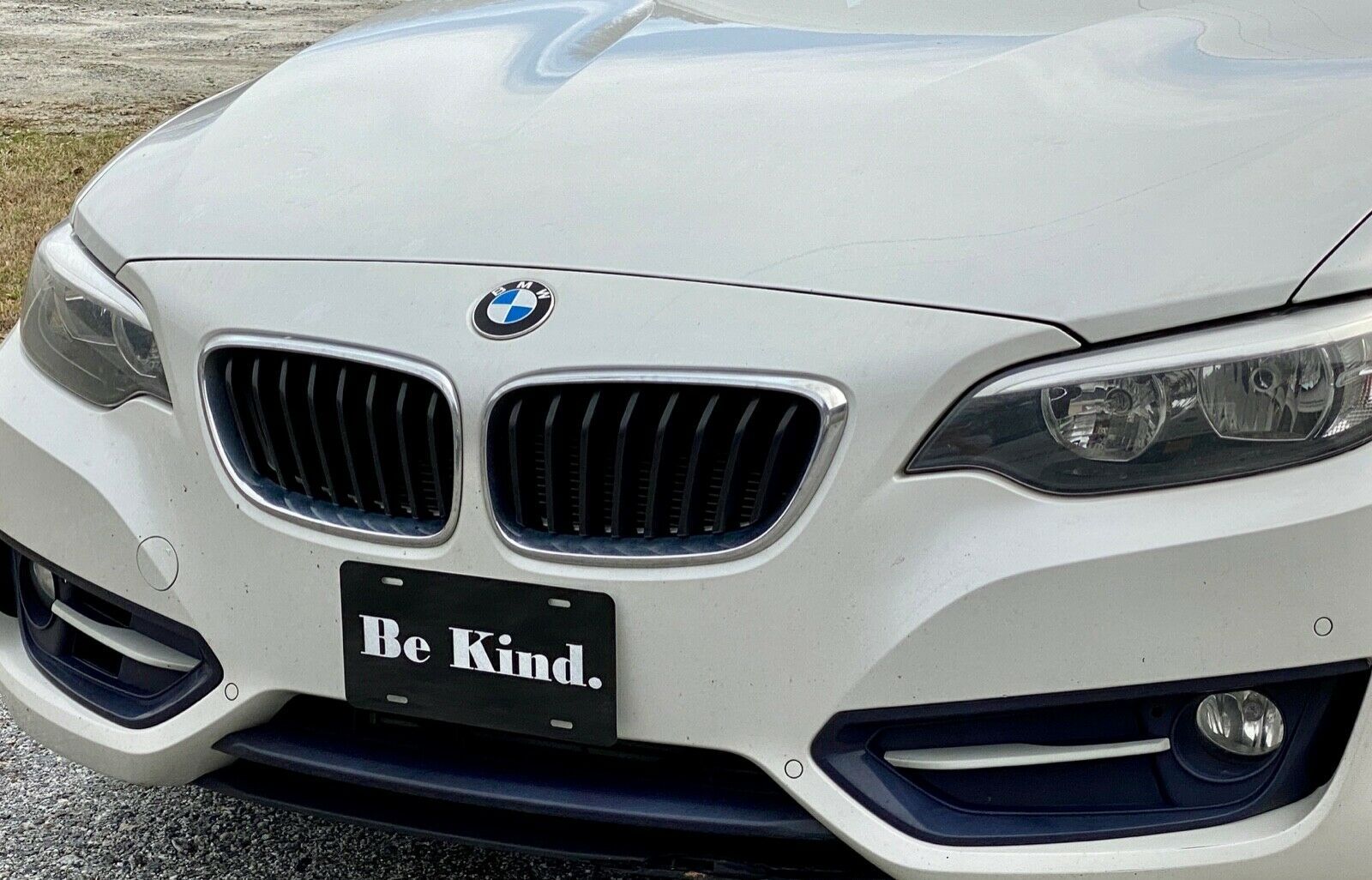 BE KIND Car Tag Diamond Etched on Aluminum License Plate Great Gift idea!