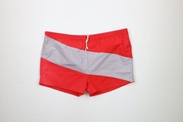 Vintage 90s Streetwear Mens XL Faded Color Block Lined Shorts Swim Trunk... - £23.23 GBP