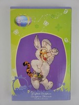 Disney Tigger Easter Bunny Basket Lighted Sculpture Plastic Light Up Decor 15&quot; T - £17.86 GBP