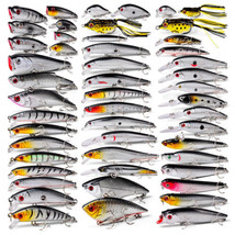 BAIKALBASS Fishing Lures Kits - Hard Baits Frog Popper Minnow Pencil Jer... - $161.96