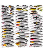 BAIKALBASS Fishing Lures Kits - Hard Baits Frog Popper Minnow Pencil Jer... - $161.96