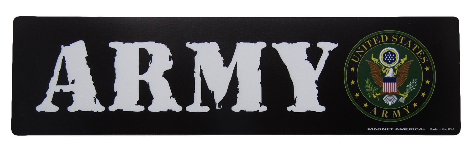 U.S. Army Crest USA American 7.75x3 Inch Magnet (Car/Fridge/Other) - $3.88