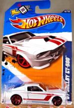 2012 Hot Wheels #114 Muscle Mania-Ford 4/10 &#39;67 SHELBY GT-500 White w/RedMC5Sp - £10.61 GBP