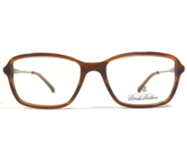 Brooks Brothers Eyeglasses Frames BB2015 6067 Brown Gold Square 54-17-140 - £29.25 GBP