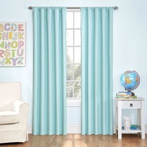 Blackout Thermal Rod Pocket Eclipse Window Curtain For Nursery Or Bedroo... - $30.95
