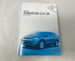 2013 Mazda CX-9 CX9 Owners Manual OEM H02B09009 - $26.99