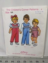 Vintage Childrens Corner Pattern 4 Jeffery Size 5/6 Uncut - £10.25 GBP