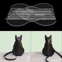 Cat Backpack Acrylic Leather Craft Pattern Sewing Stencil Template DIY B... - £36.10 GBP