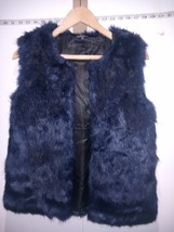 Candy couture Girls Fluffy Gilet Body Warmer Blue 15 Years Express Shipping - £13.61 GBP