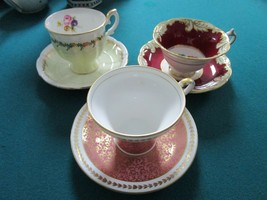 Floral England Cup Saucer Aynsley- Crown Staffordshire- Paragon- Tea Time Pick 1 - £34.06 GBP