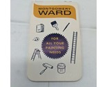 Vintage 3&quot; X 5&quot; Notepad Lined Pages Montgomery Ward For Your Painting Needs - $23.75