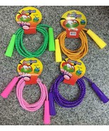 12 DELUXE NEON 7 FOOT JUMP ROPE toys TY317 kids childrens jumping ropes ... - $360.79 MXN
