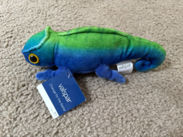 8.5&quot; Valspar Paint Beanbag Plush Chameleon Promo Advertisement Lizard - £4.45 GBP