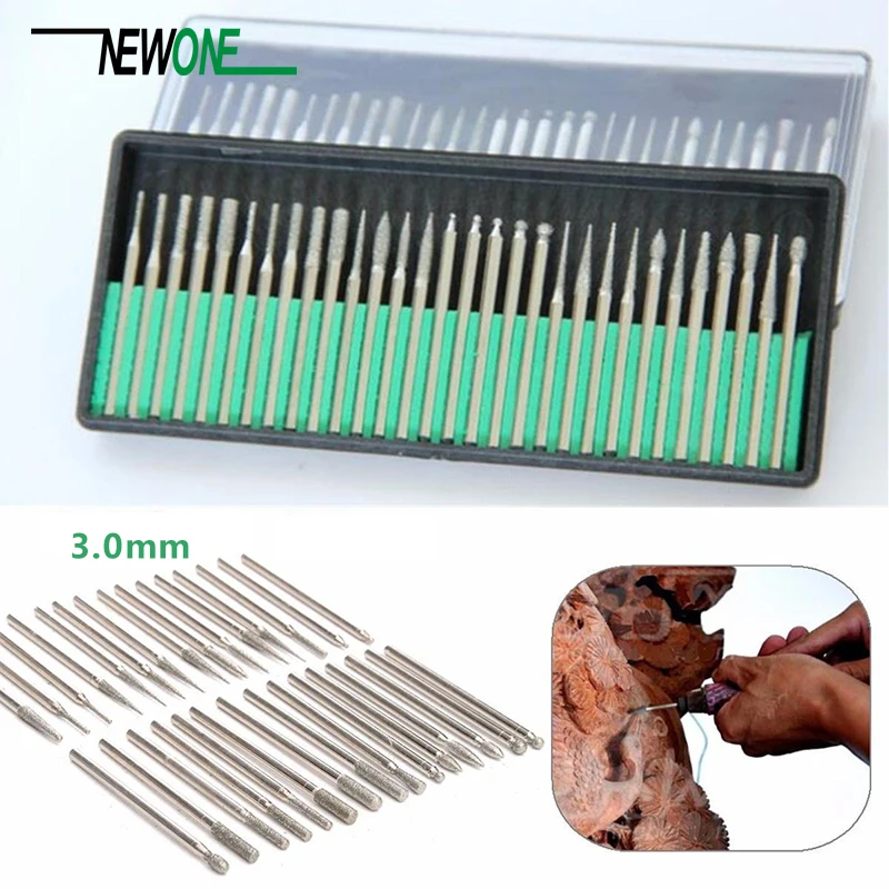 NEWONE  Burs Set Shank 1/8&quot; Grit 140 Jewelry Rotary Dremel Carving Tool,... - $164.71