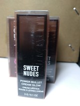 Huda Beauty Sweet Nudes Power Bullet Cream Glow Lipstick, AMORE, 0.1 oz NIB - $251.94 MXN