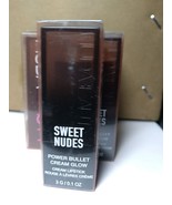 Huda Beauty Sweet Nudes Power Bullet Cream Glow Lipstick, AMORE, 0.1 oz NIB - $19.07 CAD