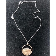 M.S. Southward Ncl Cruise Ship 925 Sterling Silver Pendant On Chain Necklace Sky - $46.33