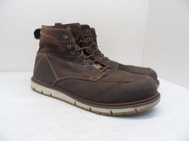 Keen Mens San Jose 6&quot; Wp Aluminum Toe Work Boots Gingerbread/Off White Size 14D - £44.77 GBP
