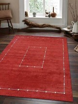 Glitzy Rugs UBSL00532L0026A18 10 x 13 ft. Hand Knotted Gabbeh Wool Contemporary  - £426.63 GBP