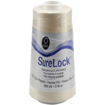 Coats Surelock Overlock Thread 3,000yd Buff - £12.25 GBP
