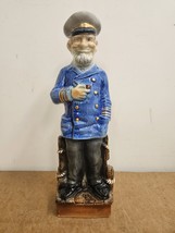 Ezra Brooks Decanter Old Sea Captain Vintage 1971 Heritage China EMPTY - $277.05 MXN