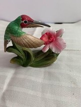 Anna’s Hummingbird with Orchid figure - $15.21