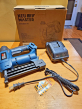 Neu Master 20V  Cordless Brad Nailer/Staple Gun &amp; charger NTC0023-18. No Battery - £51.08 GBP