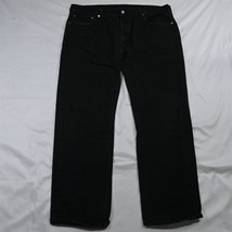 Levi&#39;s 36 x 32 505 Straight Dark Wash Denim Jeans - $27.43