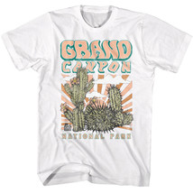 Grand Canyon Cactus Sunrays Men&#39;s T Shirt Sunset Flower National Park - £22.41 GBP+